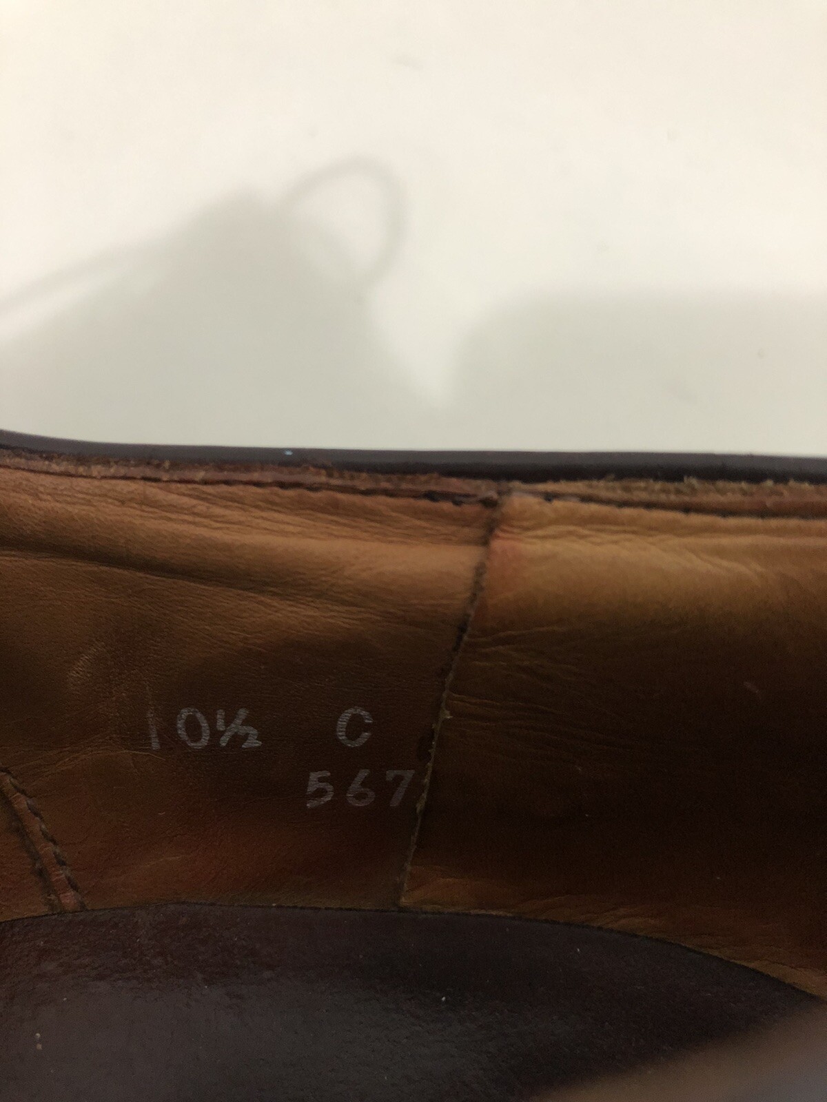 BURGANDY ALLEN EDMONDS PARK AVENUE LEATHER OXFORD DRESSS SHOES MENS SIZE 10.5C