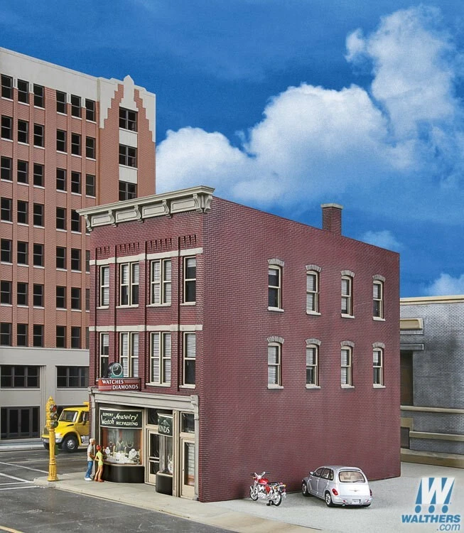 Walthers 933-3476 Jewelry Store Kit HO Scale Train - Image 4 of 4