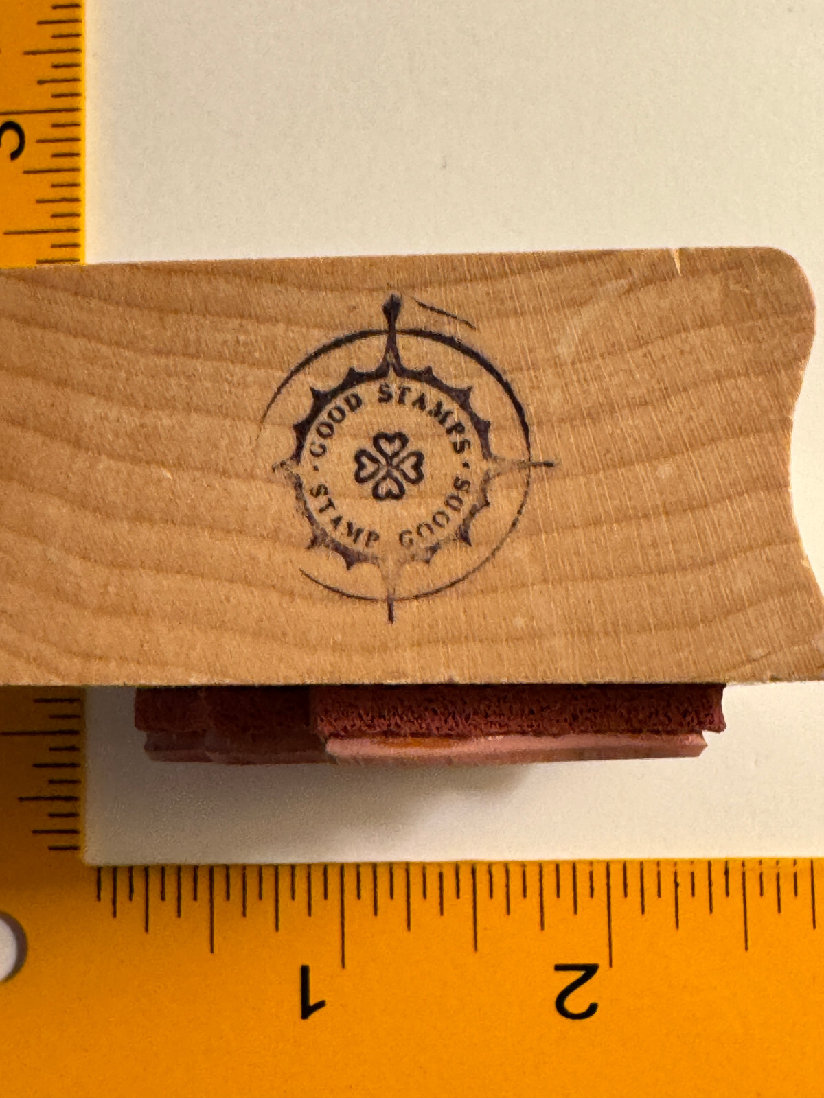 Bowling Ball & Pins  Rubber Stamp by Good Stamps
