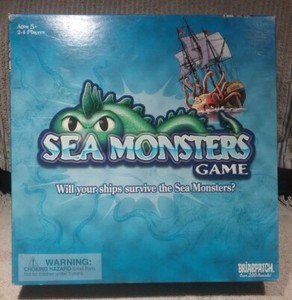 Sea Monsters Board Game - Briarpatch - 2007