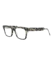 Thom Browne TBX418-5404 Grey Tortoise 54-21 Square/Rectangle Eyeglasses - New