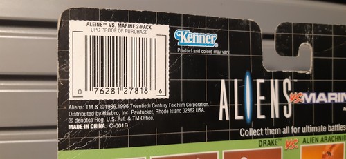 Aliens vs Marines Drake Vintage 90er Spielzeug Film Action Figur Set Selten Predator - Bild 7 von 8