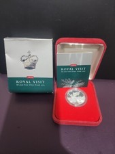 2000 Royal Visit 50 cent Fine Silver Proof Coin. 99.9% Silver