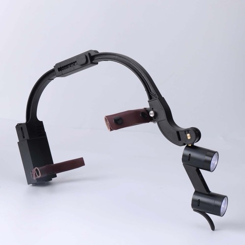 Lenti di ingrandimento binoculare dentale wireless 3,5X con luce frontale LED 5W 2 LED 2 batterie - Foto 16 di 24