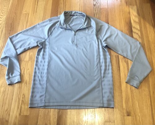 Men’s M Southern Tide 1/4 Zip Gray Pullover Tide To Trails Performance - Picture 2 of 7