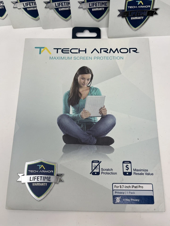 Tech Armour Screen Privacy Protector for iPad Pro 9.7” Qty 6 - Image 2 of 3