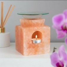 Image of cube Himalayan salt oil burner