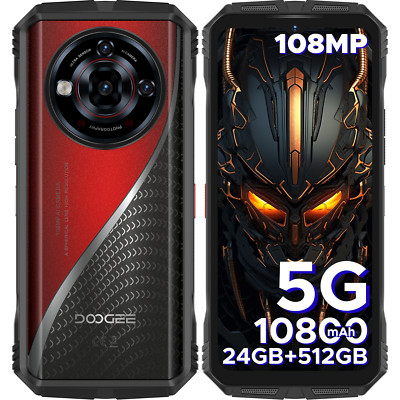DOOGEE S118PRO 5G Network Rugged Smartphone 24GB+512GB 10800mAh Android 14 Phone