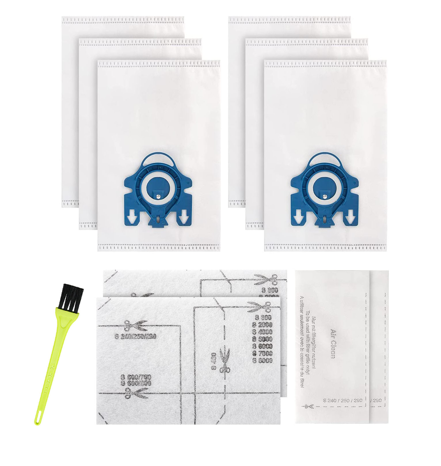 3D Vacuum Cleaner Bags Replacement for Miele GN Airclean Classic C1