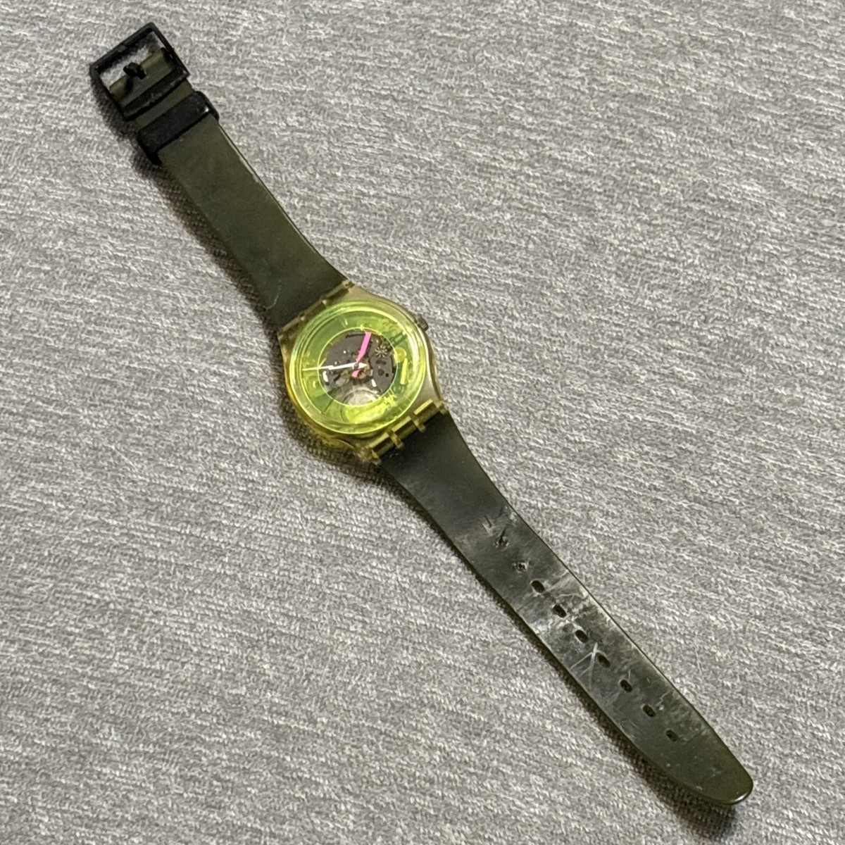 Vintage RARE 1985 GK101 Techno Sphere 85 Swatch Watch Gents