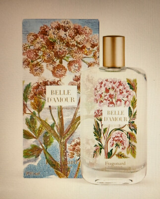 FRAGONARD womens EDT BELLE D AMOUR 100 ML 3.3 fl.oz Bergamot Jasmine Amber