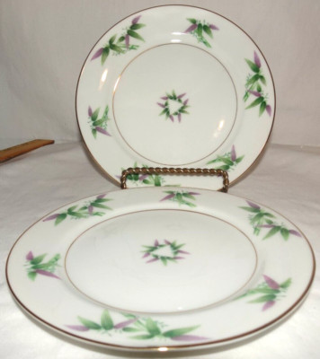HARMONY HOUSE China MANDARIN Dessert/Bread Plates 6.25''  2 ct  VGUC