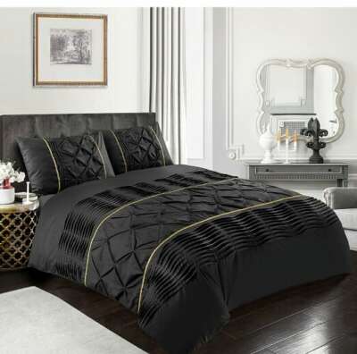 Luxury Duvet Cover Set Single Double King Super King Size Bedding Quilt Bed Ebay