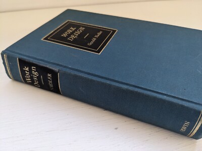 Work Design By Gerald Nadler -1963 - Industrial Engineering
