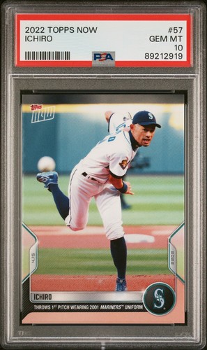 2022 Topps Now 57 Ichiro Suzuki