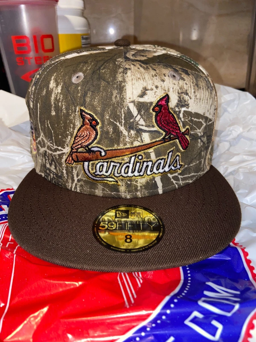 St. Louis Cardinals Size 8 Cool Js Real Tree Camo New Era Fitted Hat new  era