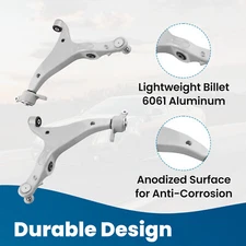 2x Front Lower Control Arms For 2016-2021 Jeep Grand Cherokee 3.0L 3.6L 5.7L