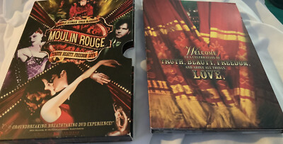 Moulin Rouge Truth Beauty Freedom Love 2 DVD 2001 & CHICAGO DVD