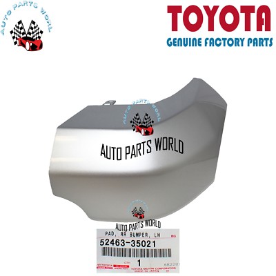 GENUINE TOYOTA 07-14 FJ CRUISER LEFT DRIVER REAR BUMPER CORNER PAD ...