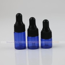 1/2/3/5ml MIX Color Glass Liquid Pipette Bottle Glass Eye Dropper Aromatherapy 