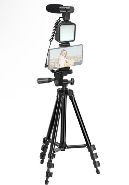 NEW KIT-05LM Video Kit Vlogging Kit Für Smartphone DSLR | Shotgun-Mikrofon -