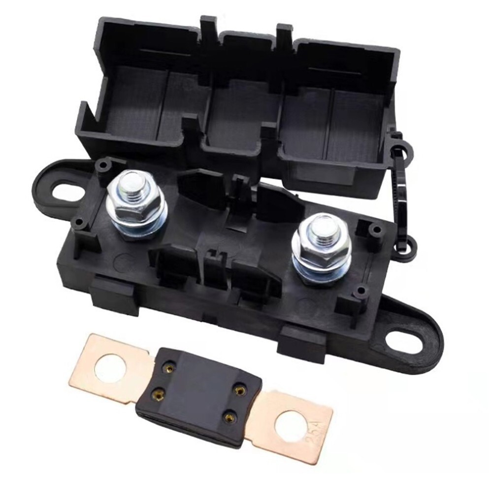 MEGA Blade Fuse Holder for Car Appliances Flame Retardant Max Voltage