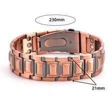 Red Copper Magnetic Bracelet For Men Arthritis Pain Relief Copper Magnetic