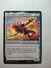 Sun-Spider, Nimble Webber 154 UC Marvel's Spider-Man Magic: The Gathering NM/M