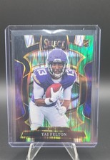 2025 Panini Select - Concourse Tai Felton #64 Black & Green Shock Prizm (RC)