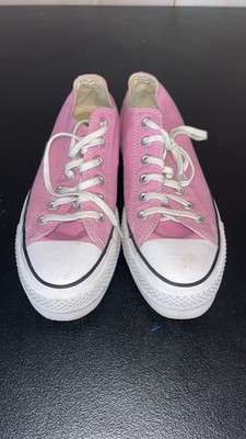 Converse Pink Low Top Chuck Taylor All Star Women s Size 7.5 Good Condition