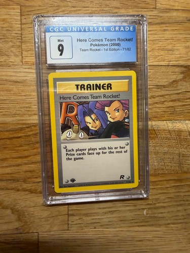 Here Comes Team Rocket! (1st Edition) graded CGC 9 for sale on eBay