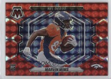 2023 Panini Mosaic NFL Debut Red Mosaic Prizm Marvin Mims #ND-13 1k9t