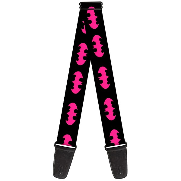 Guitar Strap - Batman Signal Black/Fuchsia (Us Import) Acc Neu-image