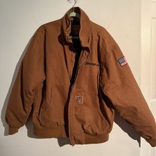 SNAP ON - Zip Canvas Embroidered XL Workwear Jacket American Flag