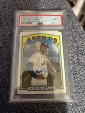 2021 Topps Heritage High Number Real One Autographs Yordan Alvarez #YA PSA 10