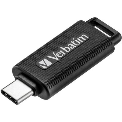 Verbatim USB-Stick Store 'n' Go (49459), USB-C, 128 GB, Schwarz/Grau #2737312