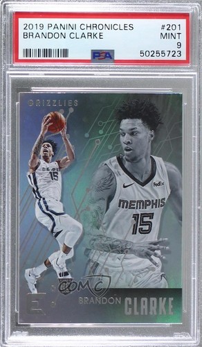 2019-20 Panini Chronicles Essentials Brandon Clarke #201 PSA 9 MINT ...