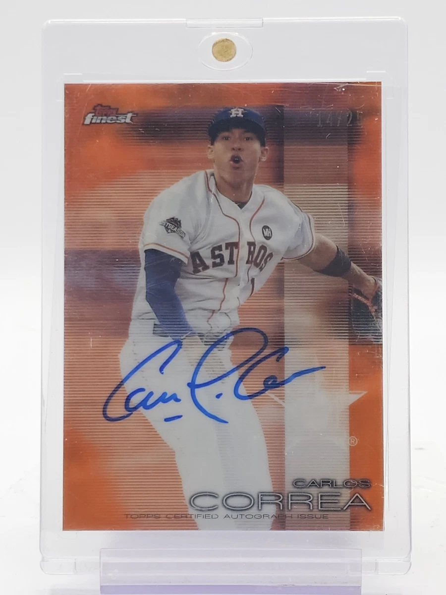 Carlos Correa Autographed Baseball Trading Cards for sale | eBay