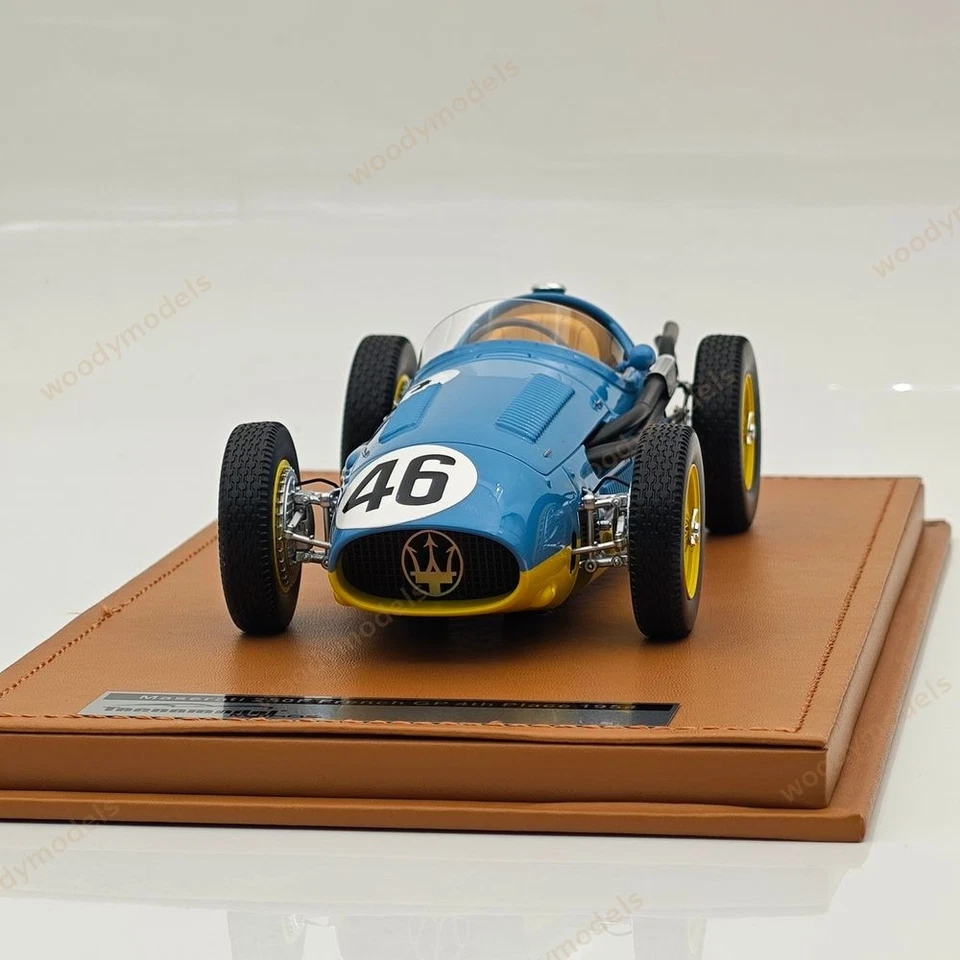Tecnomodel 1/18 Maserati 250F French GP 4th Place 1954 Prince Bira #46 TM18-187C - Image 4 of 4