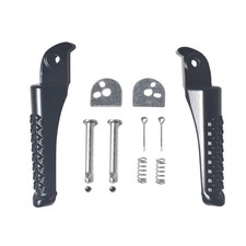 Foot Pegs Footrest Bracket Set Assembly for Coleman BT200X CT200U Trail 200 C...