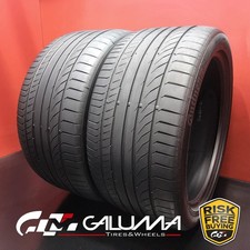 Set Of 2 Tires Likenew Continental Contisportcontact 5p Mo 32535zr22 96647