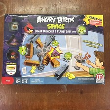 Angry Birds Space Lunar Launcher Planet Base New Sealed Mattel Games 2013 Rare