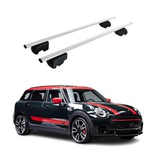 Dachträger Gepäckträger für Mini Clubman 2015-2023 Grundträger ABE Silber 2x