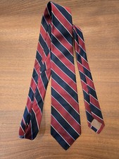 Bert Pulitzer Tie All Silk Made In USA Red Blues White