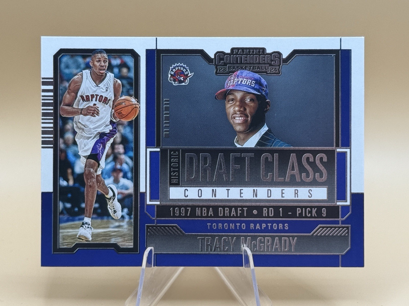 Tracy McGrady #12 Basketball Cards 2023 Panini Contenders Historic Draft Class trading card — raw and PSA graded price guide