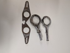 BMW R100s R90s  Brackets longer Indicators and fairing OEM turn signals