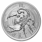 1 oz Silver Round - Scorpio (Zombie Zodiacs)