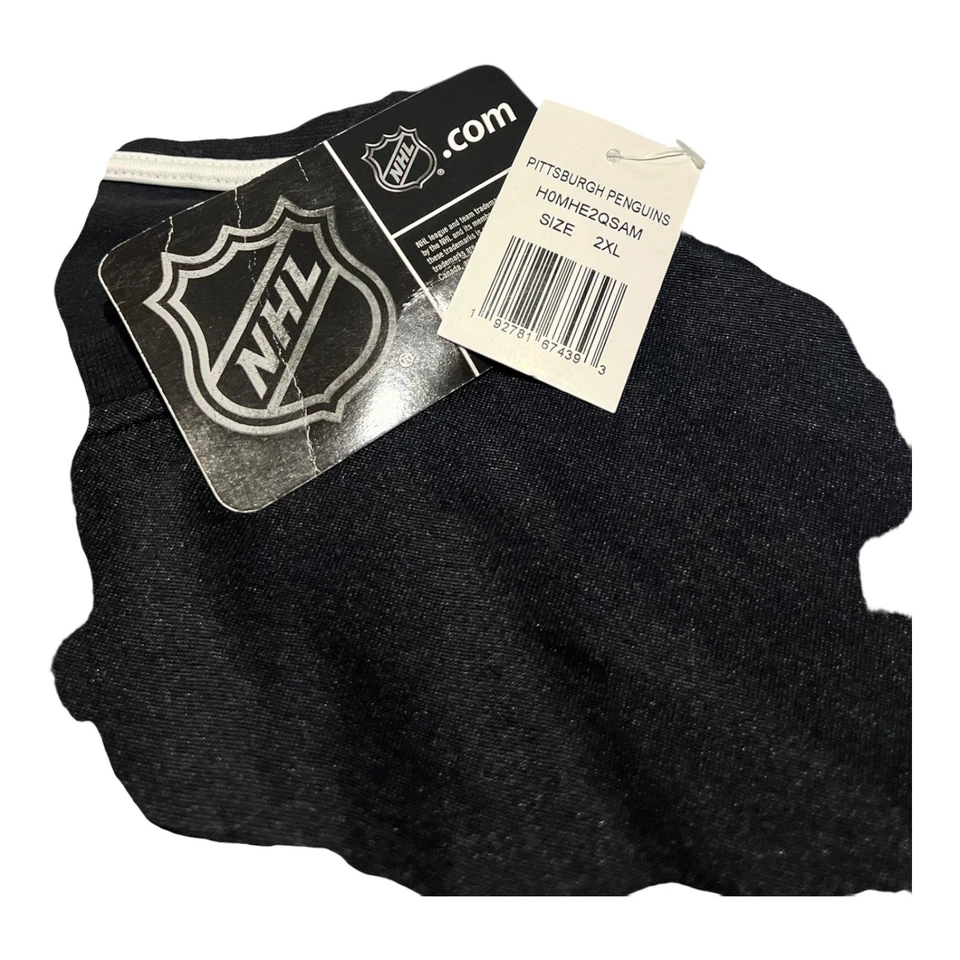 Pittsburgh Penguins Men's NHL Long Sleeve Hockey Jersey 2XL NWT - Image 4 of 4