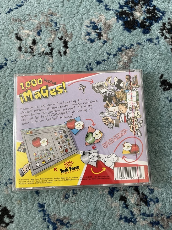 Publisher's Task Force Clip Art Retro Greatest Hits 1000 Images CD ROM VHTF RARE - Image 2 of 2