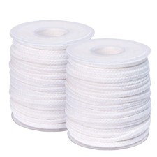 200ft Braided Cotton Candle Wicks 50 Ply For Candle Making Pillars Wax 5.25in Di